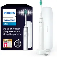 Philips 3100 series HX3673/11 Elektrische Schallzahnbürste + Reiseetui - Rosa, Erwachsener, Schallzahnbürste, Tägliche Pflege, Pink, Akku, Integrierte Batterie