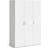 Tvilum 704194949, Weiß, Garderobe, 5 Regale, 3 Tür(en), Weiß, Faserplatte mit hoher Dichte (HDF)
