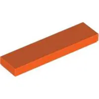 LEGO 50 Stück 2431 Fliesen Tiles 1x4 Part Basic Panel 50 Rotorange