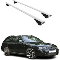Omtec Dachgepäckträger, Querstange, für MG ZT-T, Baujahr 2002-2005, Farbe: Silber