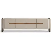 AEA Sideboard RTV Lowboard TV Ständer Beige Holz Wohnzimmer Schrank Modern