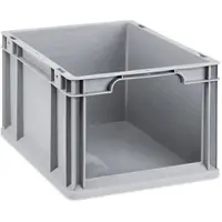 Proregal Eurobox NextGen Store | HxBxT 22x30x40cm | 20 Liter | Front offen | Eurobehälter, Transportbox, Transportbehälter, Stapelbehälter