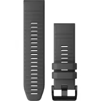 Garmin Quickfit Silikonarmband Grau Grau One Size