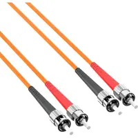 EFB Elektronik Duplex Jumper ST-ST 62,5/125µ, OM1, LSZH, orange, 3.0mm, 20m Hersteller: (O6023.20)