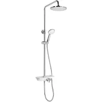 Aqualine MARCO Duschsäule mit Armatur, weiß