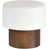 Duni LED Kerzenhalter aus Walnuss, 11x11 cm, für stimmungsvolle Beleuchtung | Packung (1 Stück)