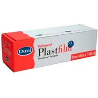 Duni GmbH Frischhaltefolie perforiert (1100 St.) Transparent PVC 40cm x 440m | Packung (1 Stück)