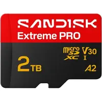 SanDisk Extreme Pro A2 V30 Micro Sdxc 2tb Speicherkarte Mit Adapter