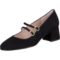 Unisa Damen Pumps Lenzel LenzelKS Schwarz Blockabsatz