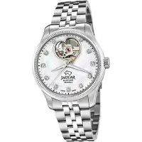 Jaguar Damen Uhr Analog Elegant Edelstahl Armbanduhr Coeur silber D2UJ994/1