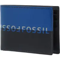 Fossil Geldbörse Maury Bifold Wallet Midnight Navy blau mehrfarbig
