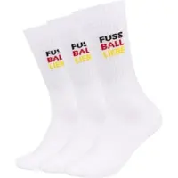 s.Oliver Socken , Herren, Gr. 43-46, weiß (fußballliebe), Obermaterial: 66% Baumwolle, 28% Polyester, 5% Elastodien, 1% Elasthan, Socken Socken
