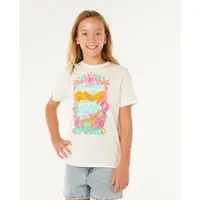 Rip Curl RipCurl Sunshine Squad Band Tee - Girl bone (3021) 14