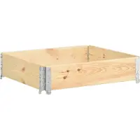 Syfax Hochbeet 100x100 cm Kiefer Massivholz