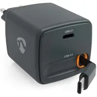 Nedis WCHARC30WBK Netzladegerät 30 W GaN PD3.0 30W 1 Ausgang USB-C 0,75 m