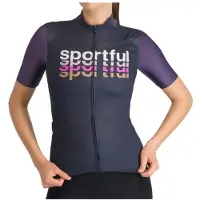 Sportful - Women's Supergiara Logo 2 Jersey - Radtrikot Gr XXL blau