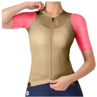 Castelli - Women's Corretto Jersey - Radtrikot Gr XL beige