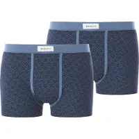 Babista Retro Pants "2er Pack Retropants CARNILO", Herren, Gr. XXL, blau (dunkelblau), Obermaterial: 60% Baumwolle CO. 40% Polyester COOLMAX PES(Coolmax)., Unterhosen Retro Pants