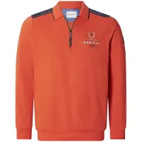 Babista Langarm-Poloshirt "Langarm-Poloshirt VELGIO", Herren, Gr. 3XL, rot (hellrot), Obermaterial: 60% Baumwolle CO. 40% Polyester COOLMAX PES(Coolmax)., Shirts Langarm-Poloshirt