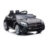 Lean cars Double electric car for children Mercedes SLC 300, black