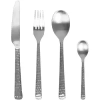 Broste Copenhagen Copenhagen HUNE Besteckset gebürsteter Satin 16tlg.