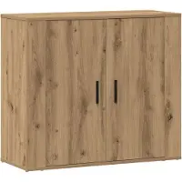 vidaXL Sideboard Artisan-Eiche 80x33x70 cm Holzwerkstoff
