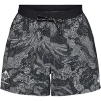 Asics - Fujitrail All Over Print 5'' Short - Laufshorts Gr L schwarz