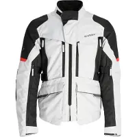 Acerbis Dual Road wasserdichte Jacke Polyester homologiert x-rover grau/rot größe S