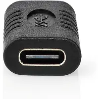 Nedis CCGB64900BK USB-C-Adapter USB 3.2 Gen 2 USB-C Buchse beidseitig Schwarz