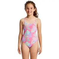 Roxy Badeanzug "Aquarella", Damen, Gr. 6(115-120cm), sangria sunset aquarella rg, Recycling-Polyester, Badeanzüge Badeanzug
