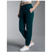 Trigema Sweathose "Jogginghose", Damen, Gr. XL, Normalgrößen, blau (saphir), Sweatware, 70% Baumwolle, 30% Polyester, Hosen Sweathose