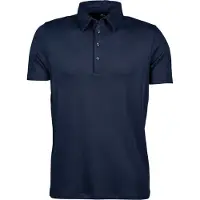 Tee Jays Pima Herren Kurzarm Poloshirt BC3812 (XL) (Marine blau)