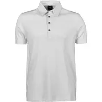 Tee Jays Pima Herren Kurzarm Poloshirt BC3812 (L) (Weiß)