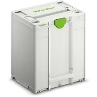 Festool SYS3 M 437, Werkzeugkasten, Grün, Weiß, 43,1 l, 40 kg, Auto, 296 mm