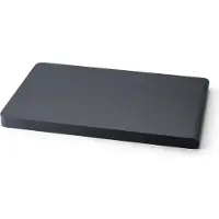 Continenta Schneidebrett "Hackbrett, Duracore", schwarz, B:30cm H:2,5cm L:46cm, Zellulosefaser, Schneidebretter, Schneidebrett