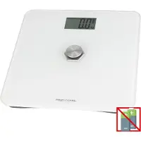 ProfiCare Personenwaage ohne Batterie, Waage mit Messbereich von 5g – 180 kg und großem LCD-Display, digital mit kinetischer Energie – PC-PW 3112 weiß