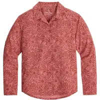 Royal Robbins W Salathe Sun Shirt Long Sleeve mahogany solar pt (619) S