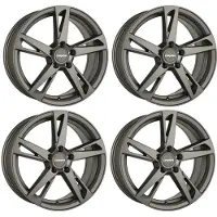 CARMANI 4 Felgen 16 Anton 7.5x17 ET38 5x112 HYP für Mercedes 190 A-Klasse CLK E-Klasse SLK