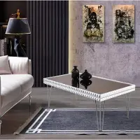 AEA Couchtisch Luxus Modern Design Tisch Wohnzimmer Beistelltisch 111x64