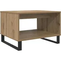 vidaXL Couchtisch Artisan-Eiche 60 x 50 x 40 cm Holzwerkstoff