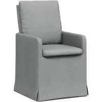vidaXL Esszimmerstühle 2 stk. Stoff Hellgrau 57 x 67 x 98 cm