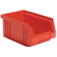 LA-KA-PE Sichtlagerkasten PLK 164 x 105 x 75 mm PP rot bis 5 kg 0,7 l Gr. 4