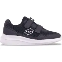 Lotto Sneaker , Jungen, Gr. 26, blau (navy, weiß), Kunstfaser, Synthetik, unifarben, Schuhe Sneaker, - ohne Schnüren: mit praktischen Klettverschlüssen