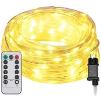 vidaXL Lichtseil 480 LEDs Warmes Weiß 20 m