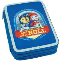 Paw Patrol Knights zweistöckiges gefülltes Federmäppchen