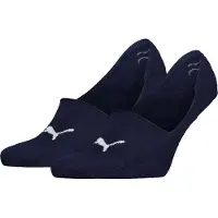 Puma Füßlinge "UNISEX MID CUT FOOTIE" 2 Paar, No-Show-Socks, Silikon in der Ferse für optimalen Halt