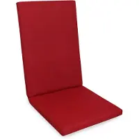 Gardissimo COMO Hochlehner Gartenstuhl Polster Auflage 120x50x6cm rot