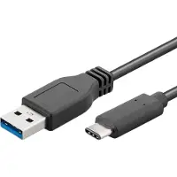 Xtreme 90511, 3 m, USB C, USB A, USB 3.2 Gen 1 (3.1 Gen 1), Schwarz