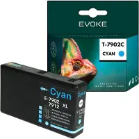 Evoke Patrone für Epson T7902 ️️ WorkForce Pro WF4630 WF4640 WF5110 WF5190 WF5690 ️