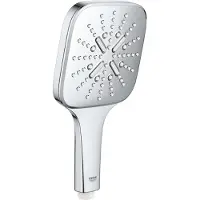 GROHE Handbrause Rainshower 130, Handduschbrause mit Kopf, Chrom, Chrom, Deutschland